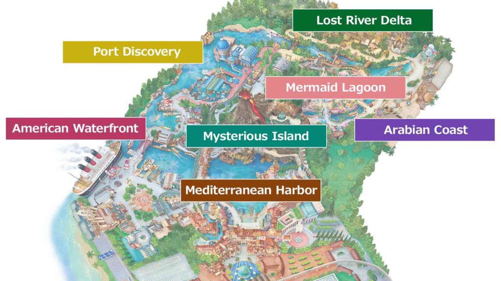 Disney park map