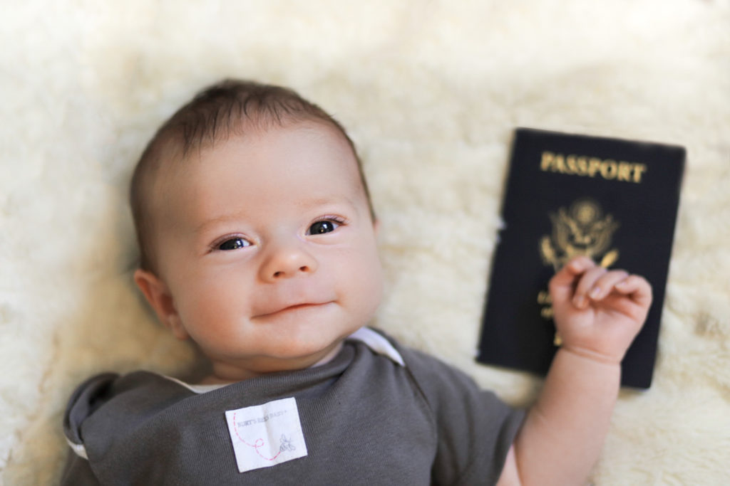 newborn identification for air travel