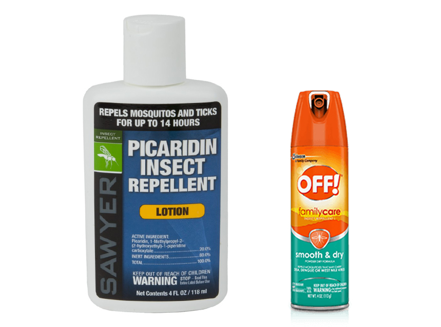 Picaridin insect repellent and off mosquito repellent safe for kids
