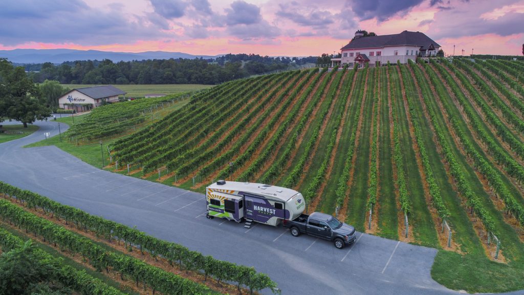 Harvest Host winery for self-serviced campers to boon dock