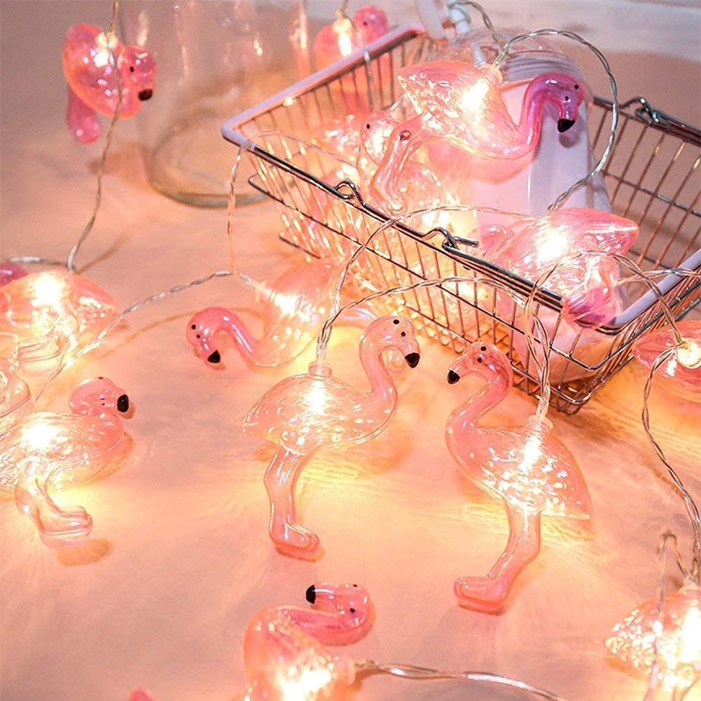 Pink Flamingo Fairy Lights for Campers and RVs