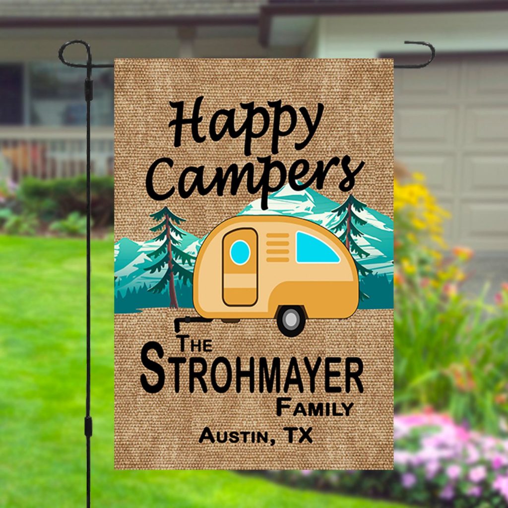 OCCdesign Burlap Camper Doormat, Camping RV Entranc Decorative Door Mat Rug  -Today's Adventures