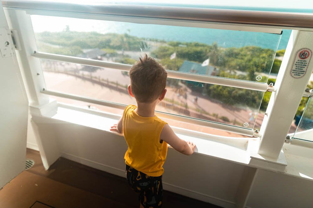 verandah room Castaway Cay view Disney Dream