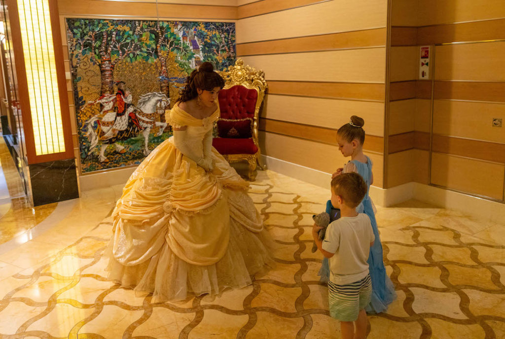 Belle meet and greet disney cruise ship