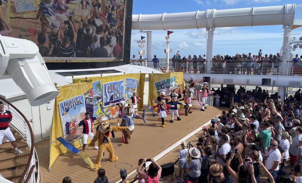 Disney cruise sail away party