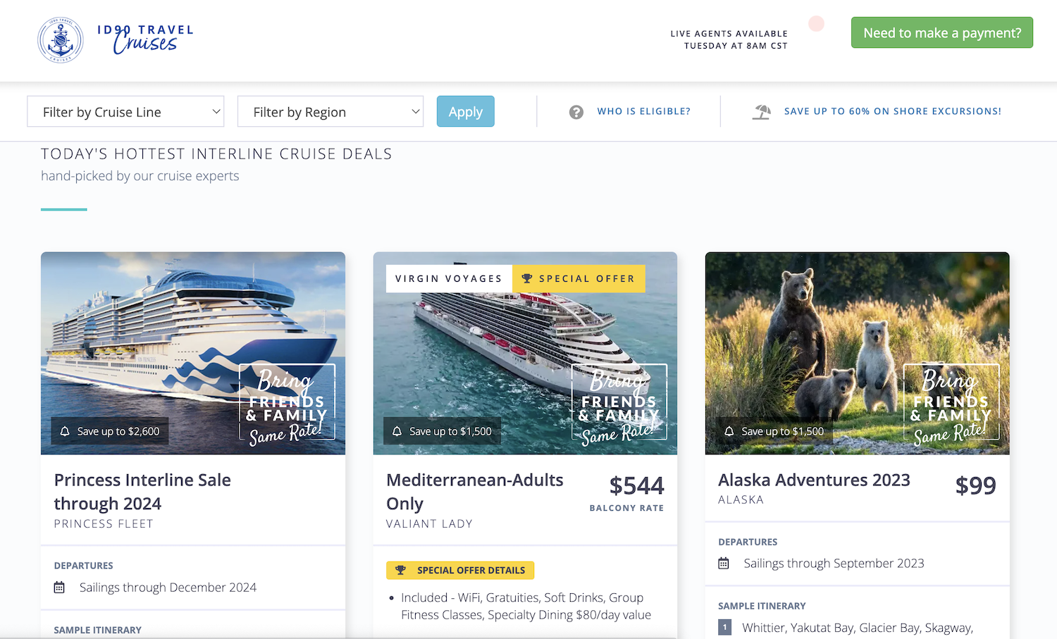 cruise discounts for airline employees