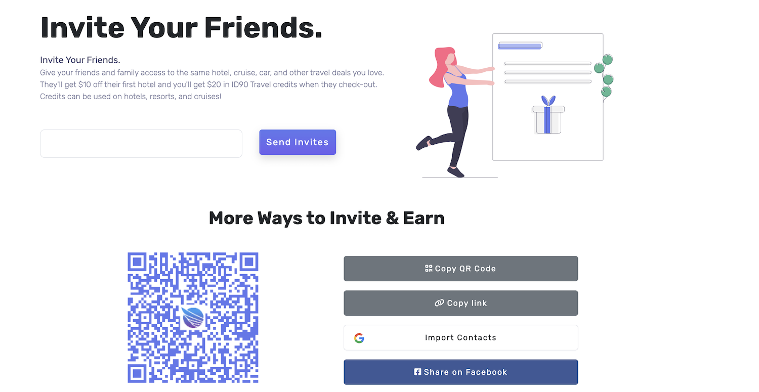 ID90 Travel Invite Friends