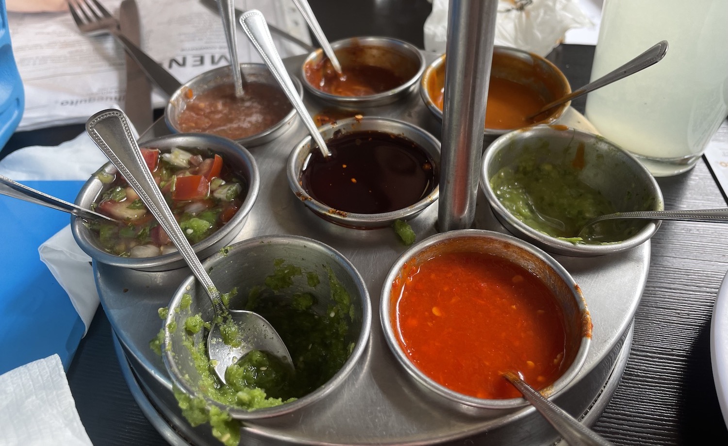 Mexico City famous restaurant salsa el huequito