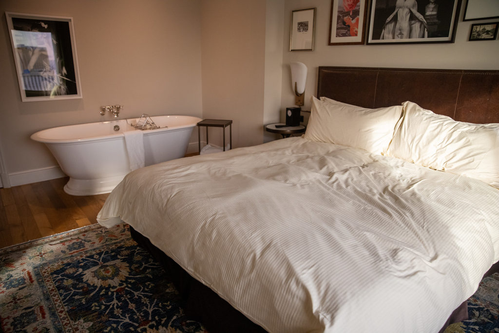 NoMad Las Vegas Grande Suite bathtub