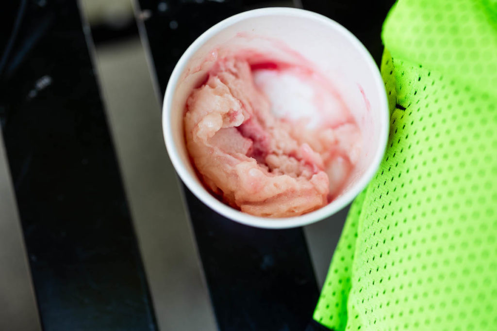 Pink Rose and Strawberry Sorbet Salt & Straw